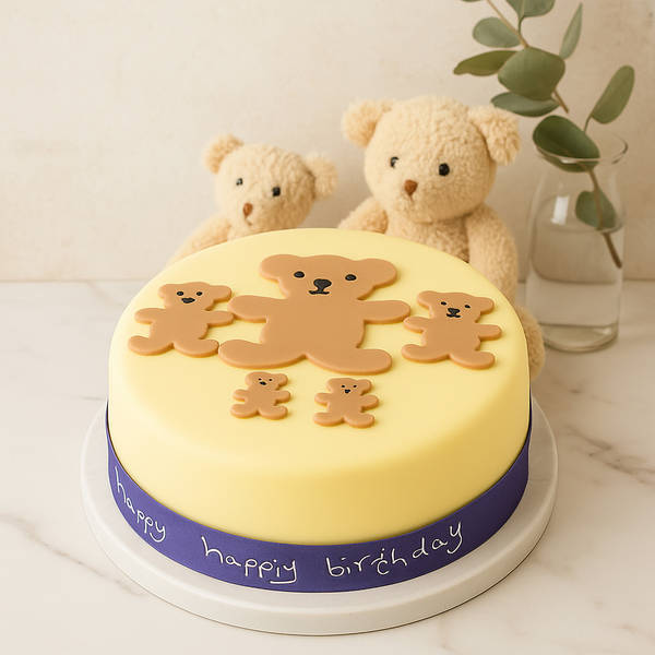 TEDDY BIRTHDAY CAKE FOR BOY