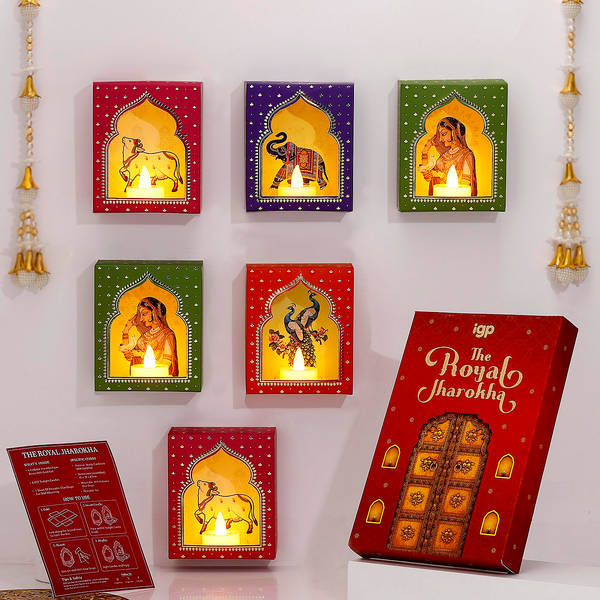 The Royal Jharokha Wall Decor - DIY Kit ( Pack of 6)