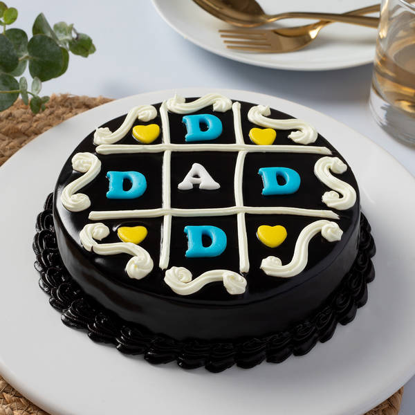 Tic Tac Toe Chocolate Cake For The Sweetest Dad (2 kg)
