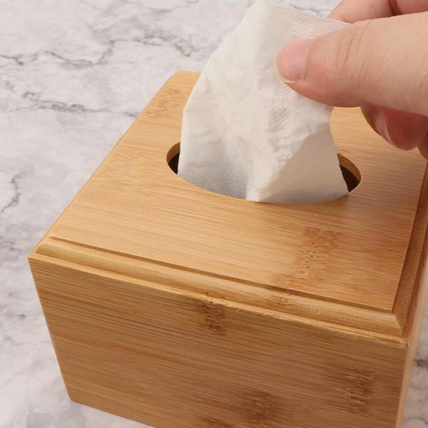 Tissue Box - Wooden - Single Piece