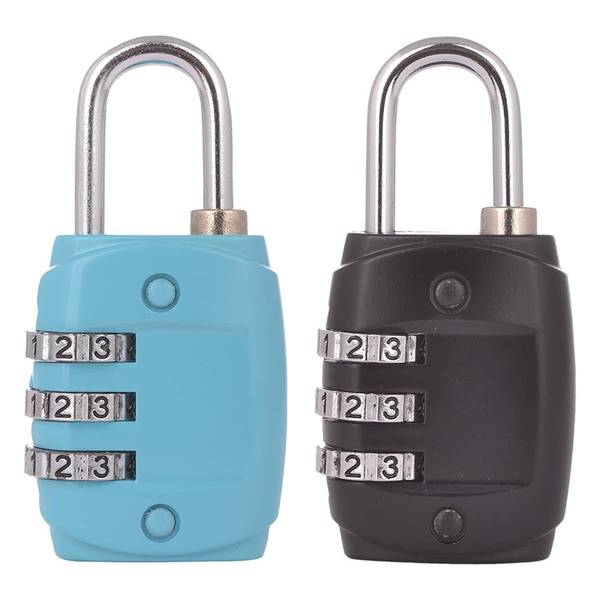 Travel Safety Bag Number Lock - Set Of 2