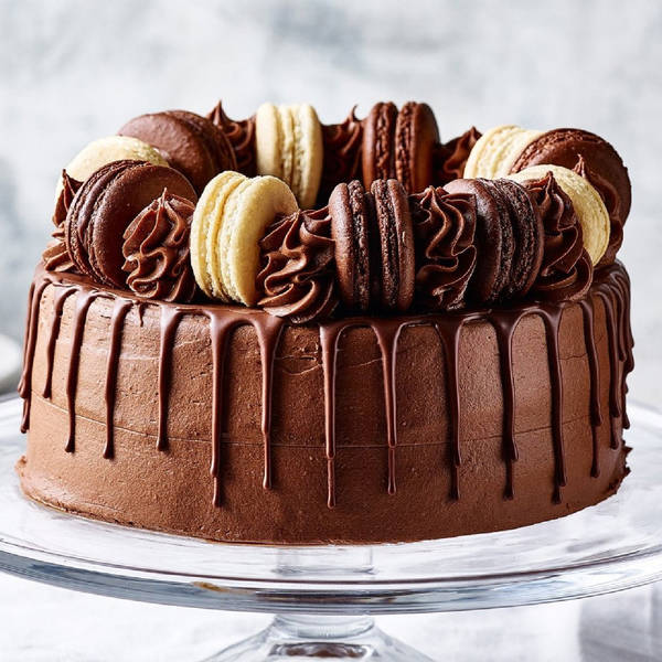 Triple Chocolate Delight Gateau