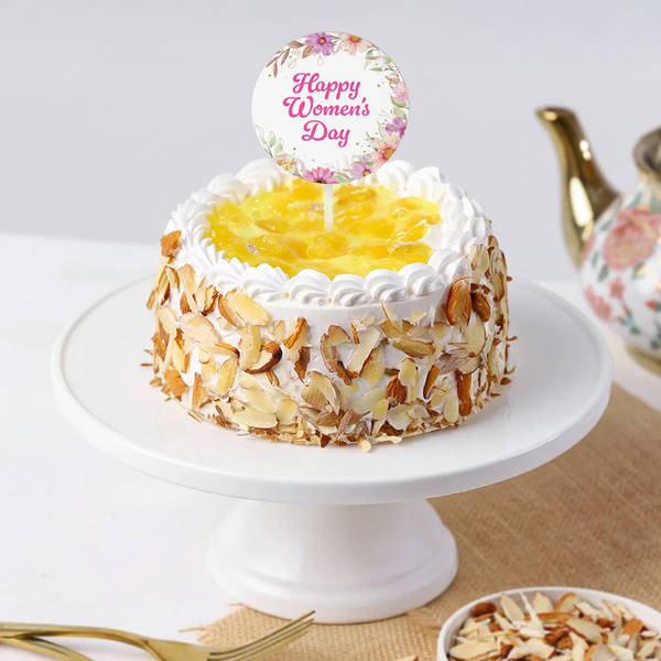 Tropical Pineapple Cake for Women's Day