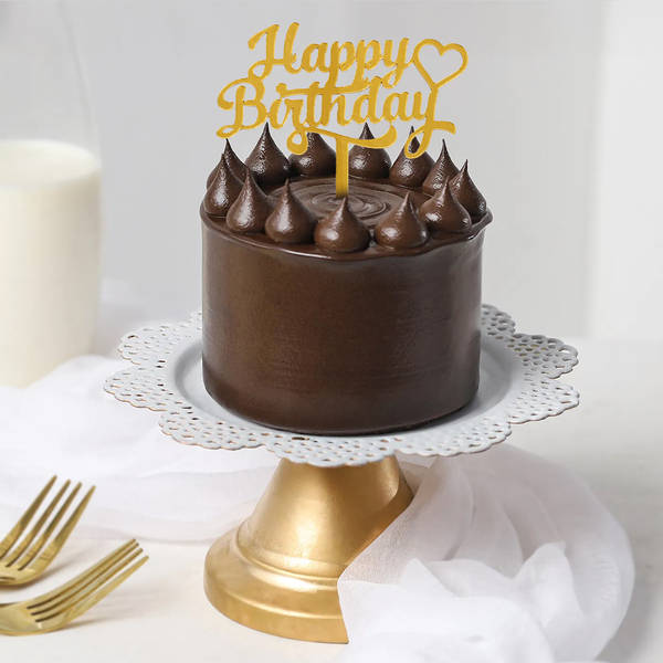 Truffle Ganache Birthday Cake