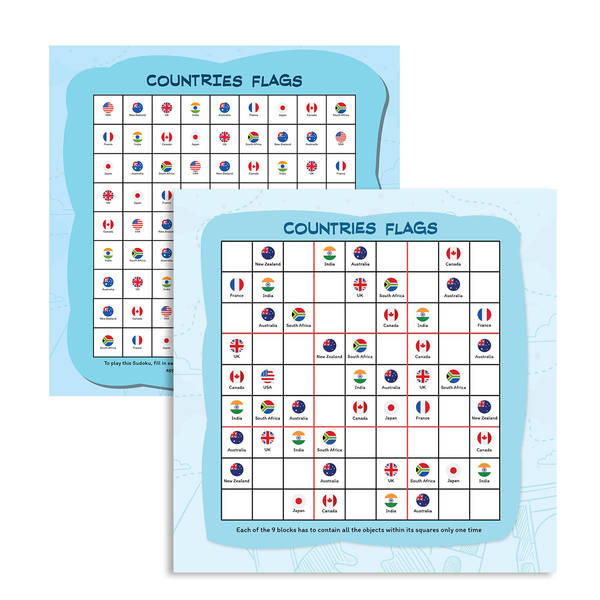 Ultimate Country Flag Sudoku - Single Piece