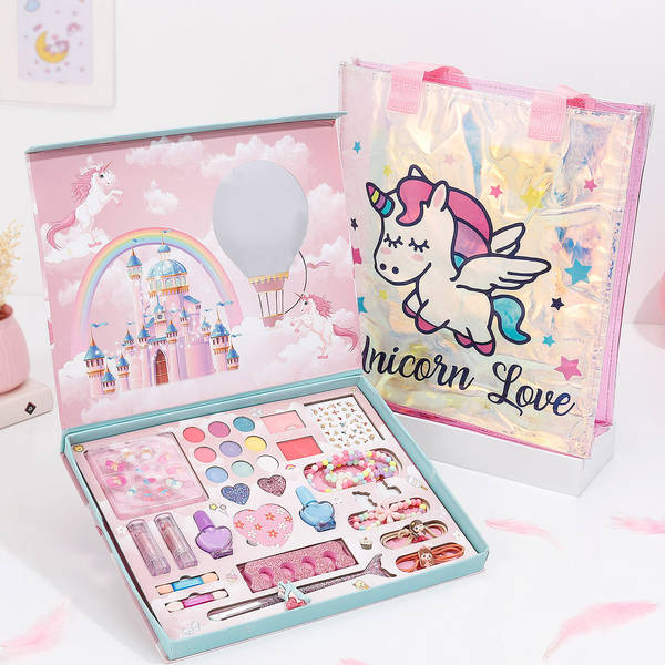 Unicorn Dreams Hair And Makeup Gift Set for Kids