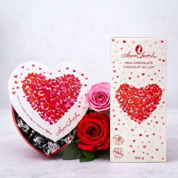Valentine's Day Blooms And Chocolate Collection