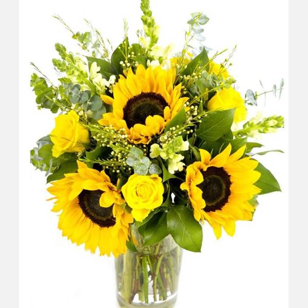 Valentine's Day Sunflower Bliss