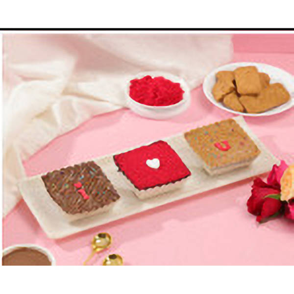 Valentine Special Assorted Brownies (Set of 3)