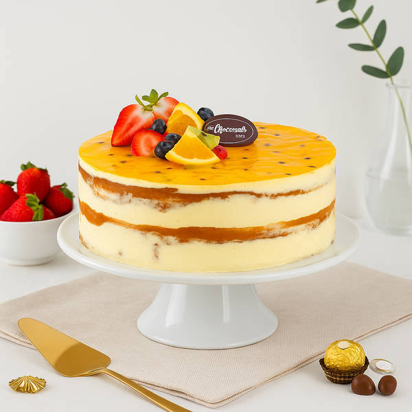 Vanilla Passion Fruit cake