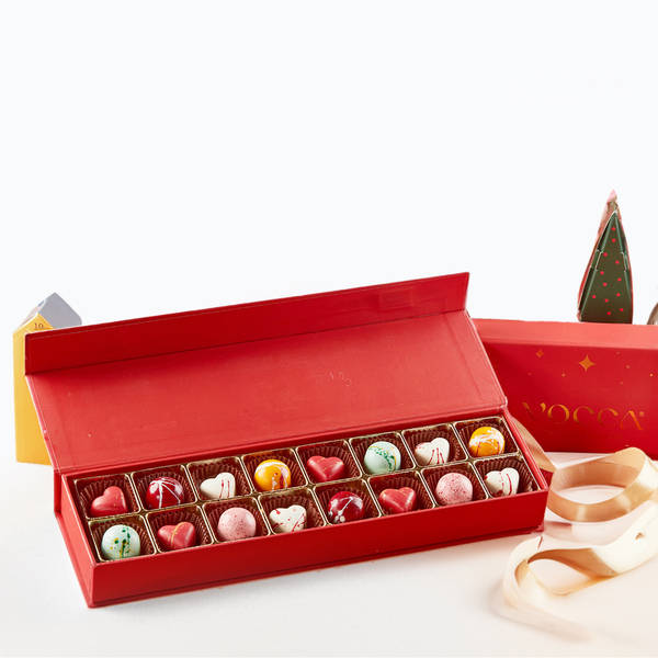 Velvety Chocolate Bonbon Box - 16 Pcs