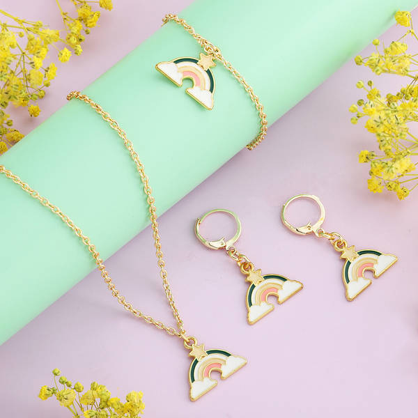 VIBGYOR Jewellery Set For Girls