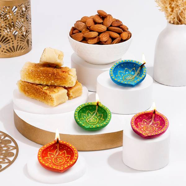 Vibrant Glow And Treats Diwali Hamper