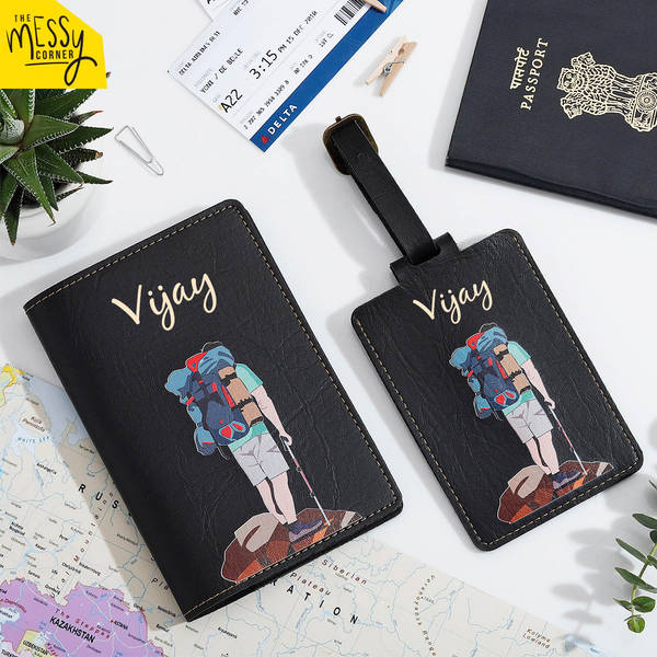 Wanderlust Adventure Travel Combo For Him