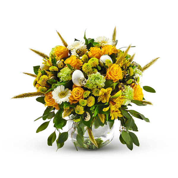 Yellow Easter bouquet