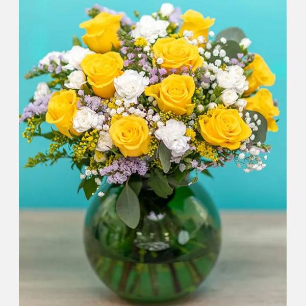 Yellow Mellow Blooms For Valentine's Day