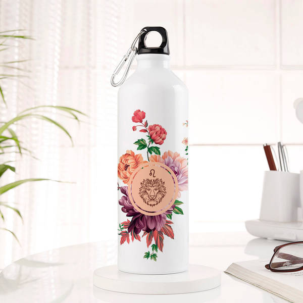 Zodiac Spirit - Personalized Stainless Steel Sipper Bottle - Leo