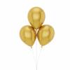 3 Gold Balloons