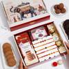 Blissful Traditional Rakhis And Sweets Hamper