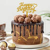 Chocolate Drip Birthday Cake (Half Kg)