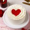 Delicious Heart Red Velvet Cake (300 Gm)