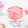 Floral Pink Cream Cake