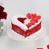 Heart Shaped Red Velvet Cake (Half Kg)