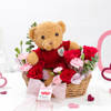 Heartfelt Teddy and Rose Ensemble