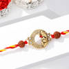 Lord Ganesha Rudrakash CZ Rakhi