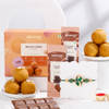 Luxurious Kundan Rakhi And Chocolate Hamper