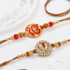 Meenakari Khanda And Ek Onkar Rakhis - Set Of 2