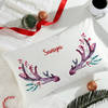 Personalized Christmas Reindeer Cushion with Filler