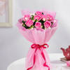 Pink Rose Bouquet With Lights