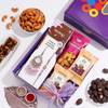 Purple Kundan Bhaiya Bhabhi Rakhi Hamper