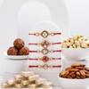 Royal Elegance Rakhi and Sweet Combo - Set of 5