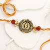 Rudraksh Beads And Ganesha Rakhi