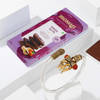 Rudraksha Trishul Bracelet Rakhi Gift Combo