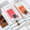 Set of 2 Rakhis and Chocolates Hamper