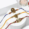 Set of 3 Designer Metal Rakhi