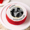Sweet Anniversary Personalized Red Velvet Cake