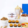 Tempting Besan Laddoo And Rakhi Hamper