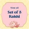 Set of 5 Rakhis